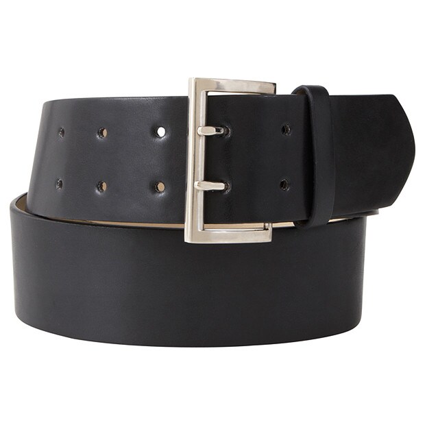 Ladies' Double Grasp Square Buckle Belt - Black Ladies' Double Grasp Square Buckle Belt - Black