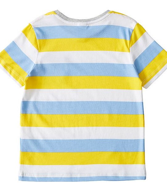 Short Sleeve Stripe Print Pocket T-Shirt 2 of 3