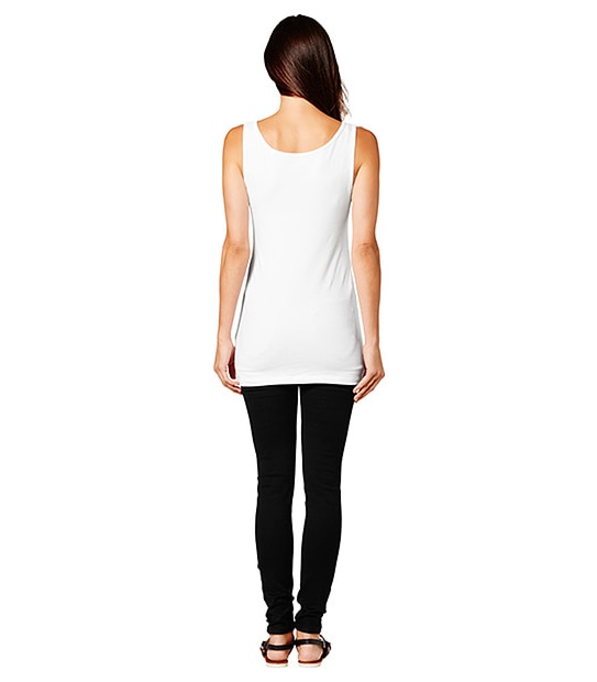 Longline Tank - White