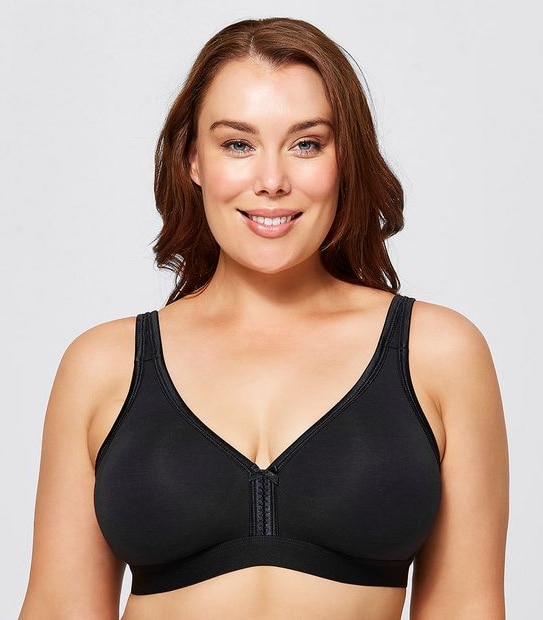 Wirefree Bras No Show Bonded Crop Top by Target Woman Black 10 in 2024