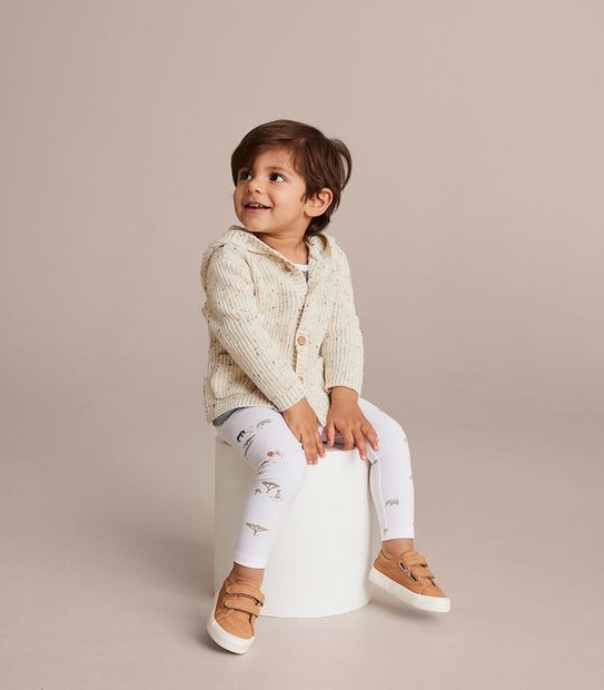 Baby Knit Hooded Cardigan