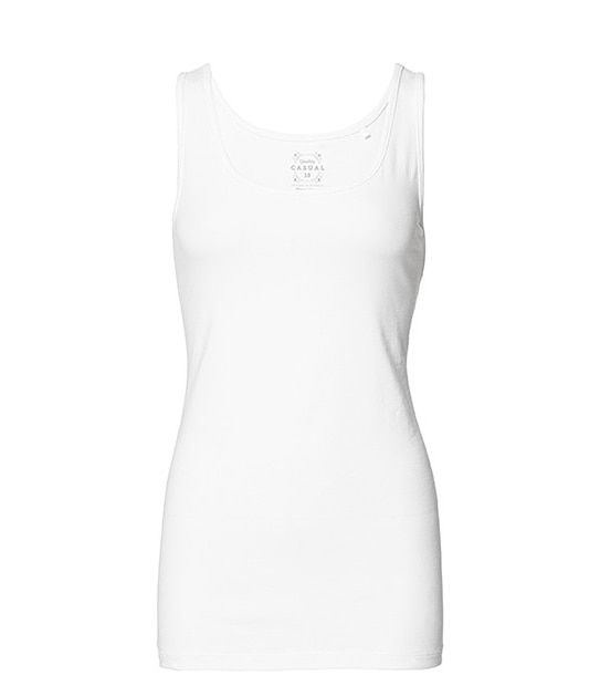 Longline Tank - White
