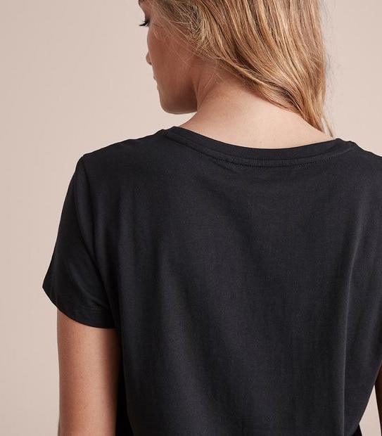 Printed Fitted Crew T-Shirt