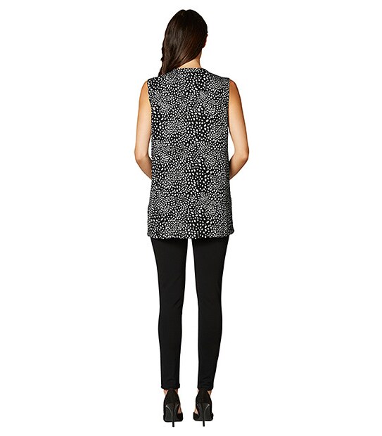 Sleeveless Shirt - Mono Print