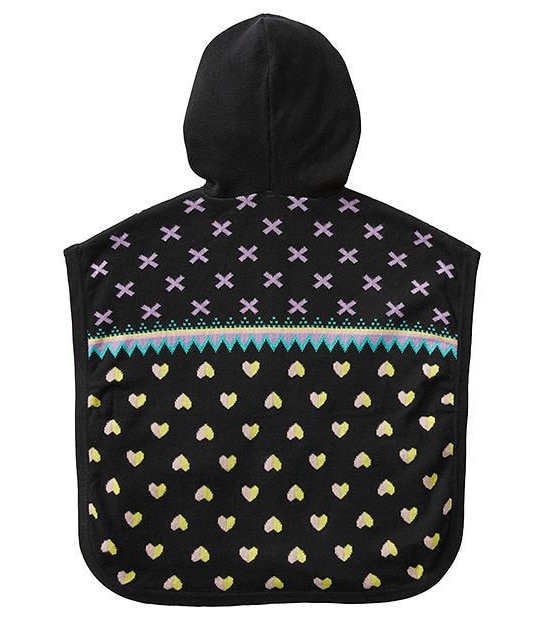 Hooded Knit Poncho