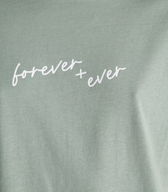 Printed Fitted Crew T-Shirt