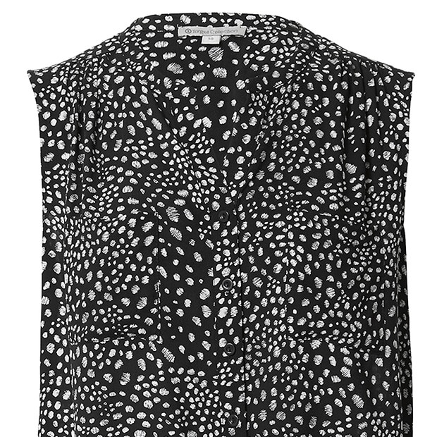 Sleeveless Shirt Mono Print Target Australia