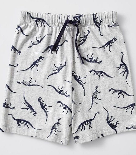 Dinosaur Knit Pyjama Set - Grey
