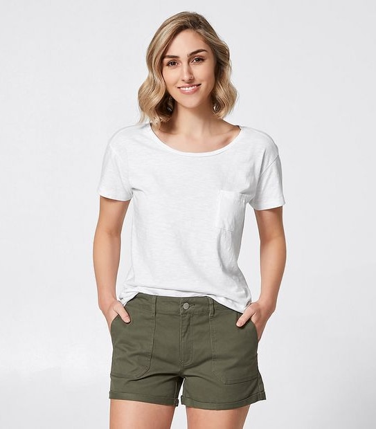 Twill Shorts - Khaki