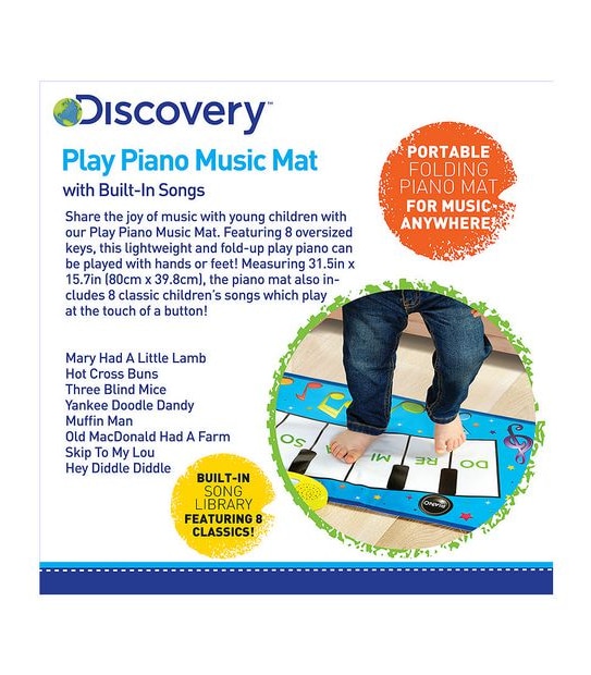 Discovery - Play Piano Music Mat - with Built in Songs