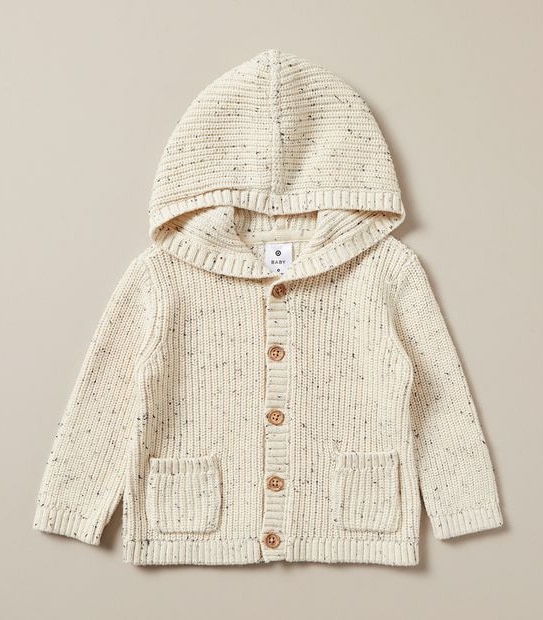 Baby Knit Hooded Cardigan