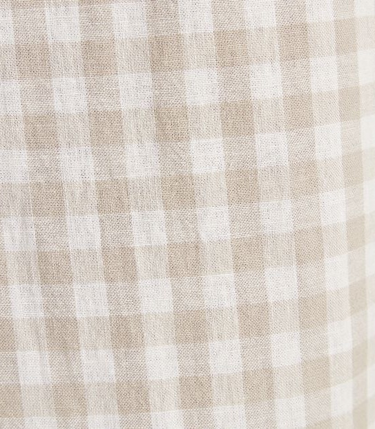 Linen Blend 7/8 Pant and Shirt Sleep Pyjama Set