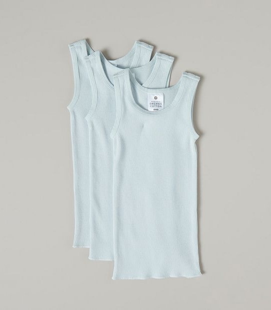3 Pack Baby Organic Cotton Vests