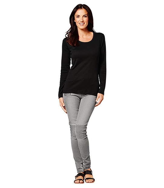 essentials Long Sleeve Rib T-Shirt