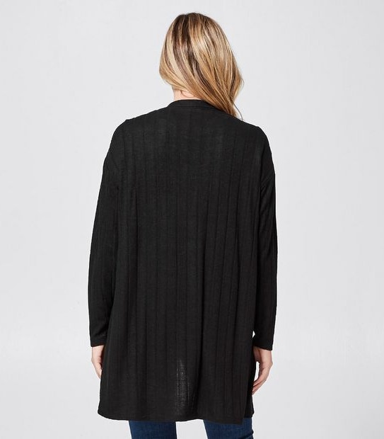 Cut and Sew Cardigan - Black
