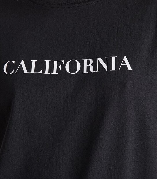 Printed Fitted Crew T-Shirt