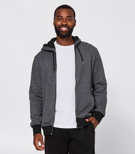 Fleece Zip Through Hoodie