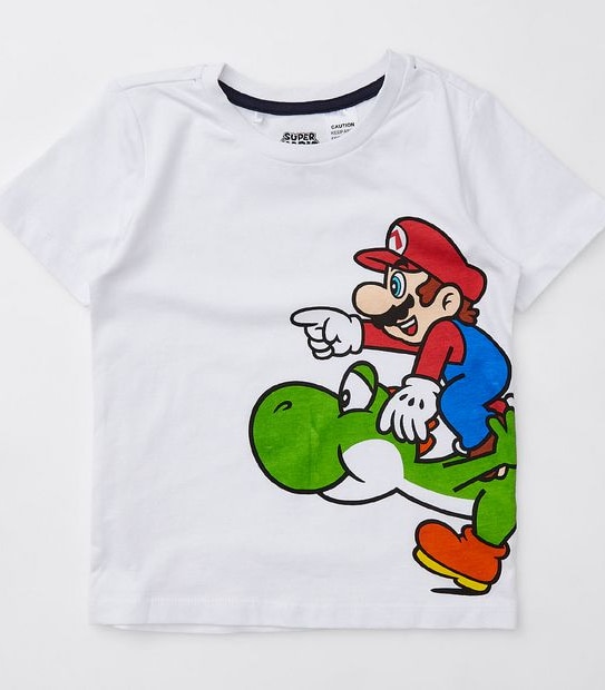 Super Mario Pyjama Set - White/Blue