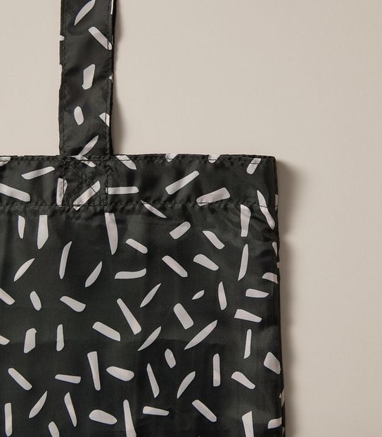 Fold Up Shopper Tote Bag