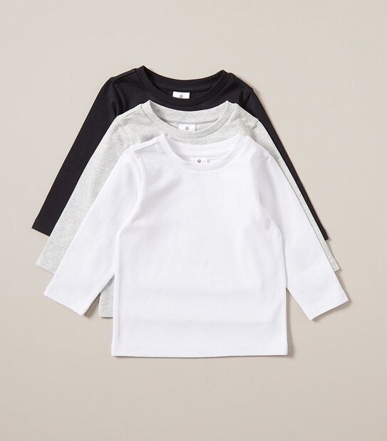 3 Pack Baby Organic Cotton Tops