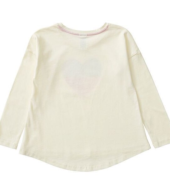 Long Sleeve Heart Print T-Shirt 2 of 3