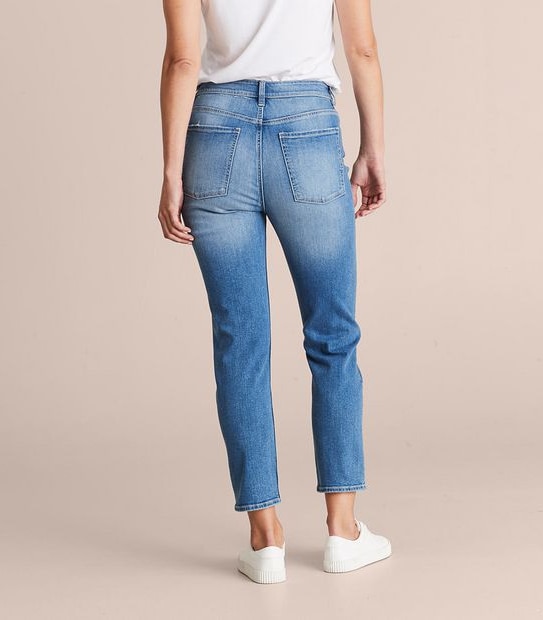 Amber Super High Rise Ankle Length Jeans