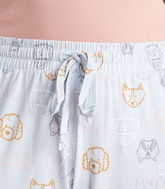 Printed 7/8 Length Sleep Pants