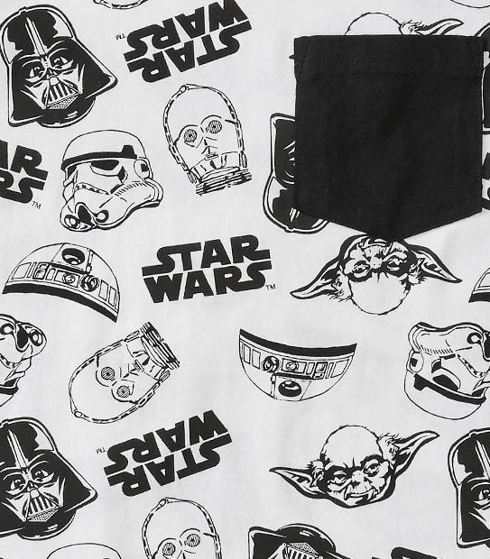 Star Wars Short Sleeve Pocket Print T-Shirt