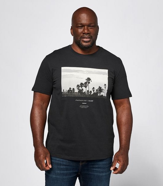 Mr Big Palm Print T-Shirt