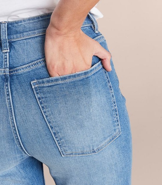 Amber Super High Rise Ankle Length Jeans