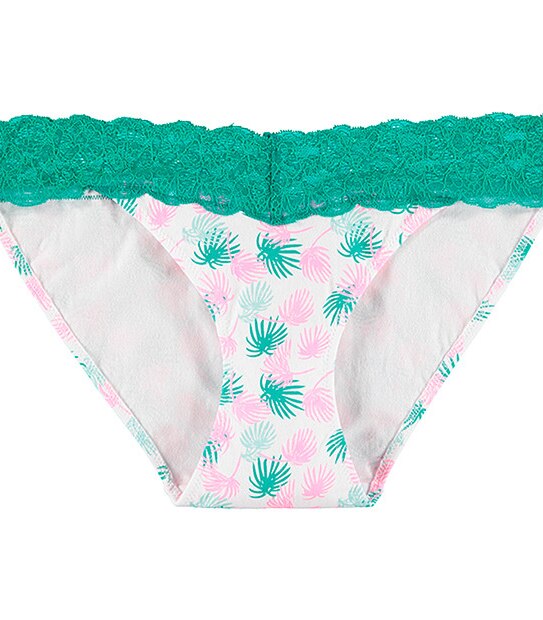 Tanga Lace Briefs - Atlantis Palm