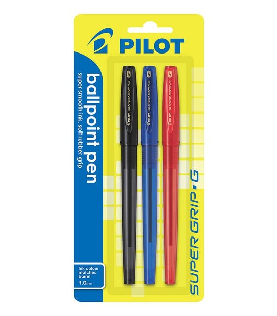 3 Pack Pilot Ballpoint Pens