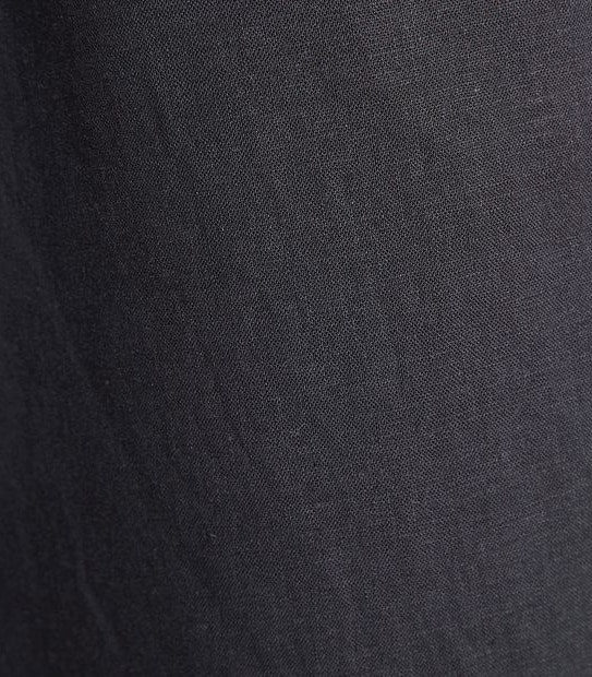 Linen Blend 7/8 Pant and Shirt Sleep Pyjama Set