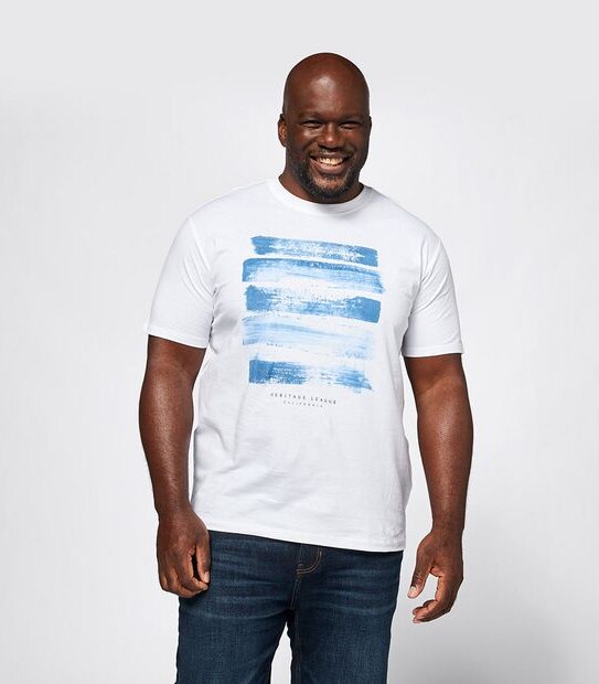 Mr Big Blue Print T-Shirt