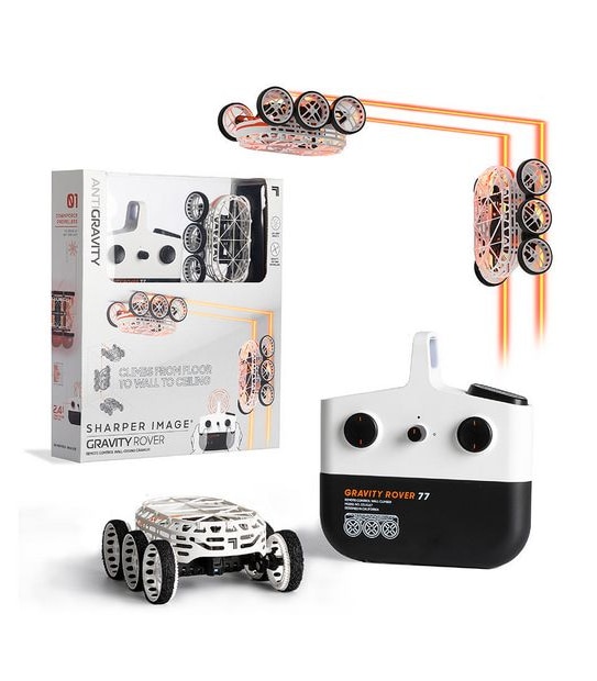 Sharper Image - Gravity Rover RC - Wall-Ceiling Crawler