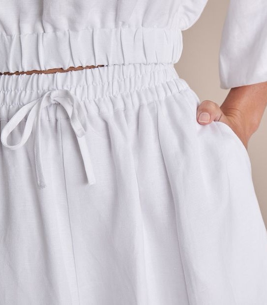 Preview Linen Blend Full Circle Midi Skirt | Target Australia