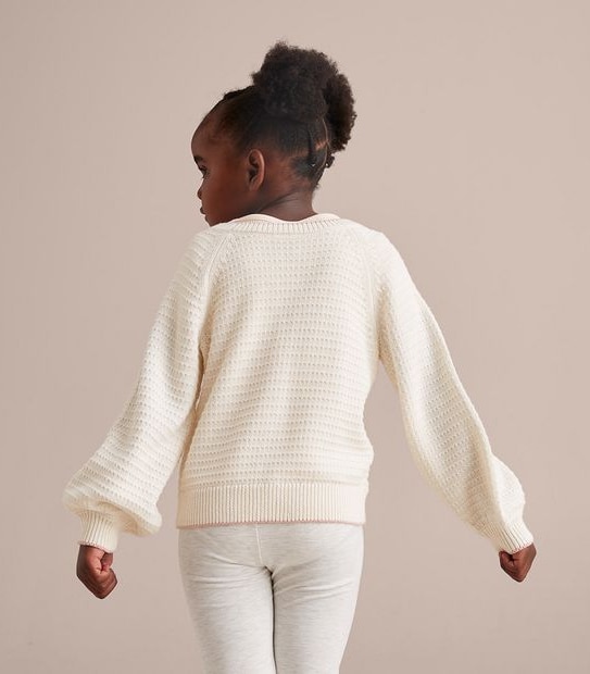 Waffle Cardigan