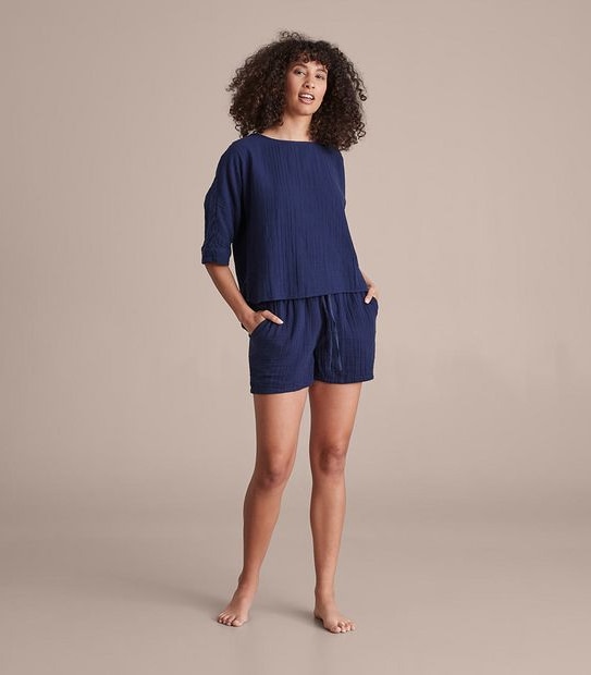 Crinkle Sleep Top