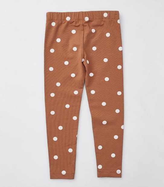 Polka Dot Leggings - Orange