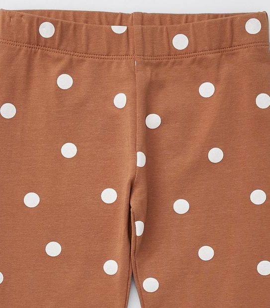 Polka Dot Leggings - Orange