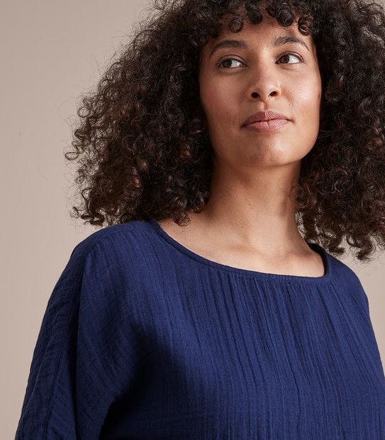 Crinkle Sleep Top