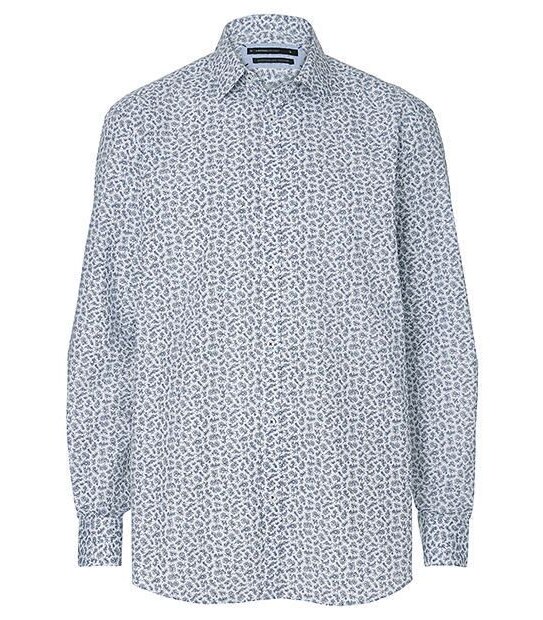 Limited Editions Australian Cotton Shirt - Floral Blue