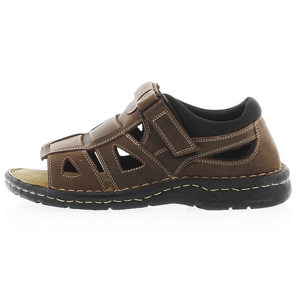 Men's Brutus Leather Sandals - Brown | Target Australia