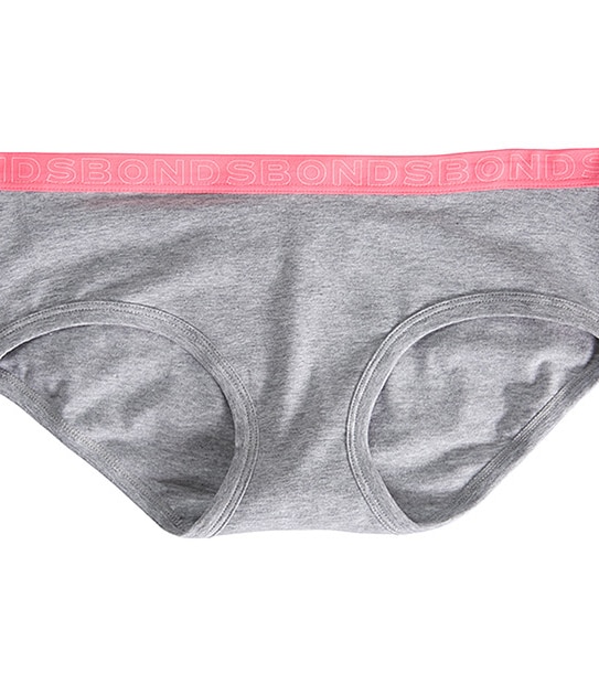 Bonds Hipster Boyleg Briefs - Grey Marle