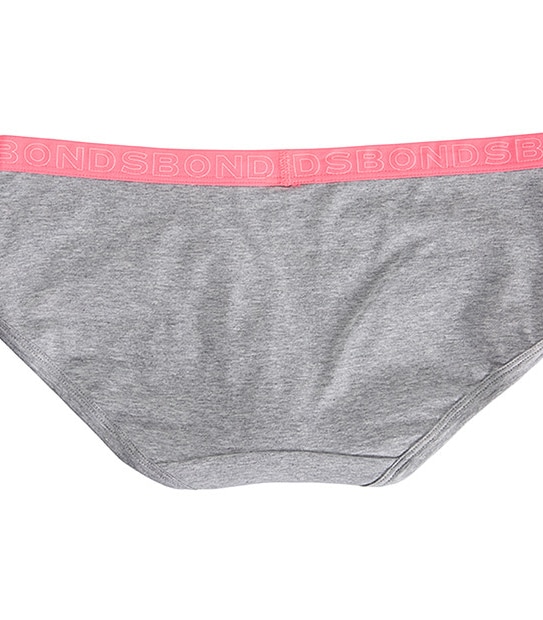 Bonds Hipster Boyleg Briefs - Grey Marle
