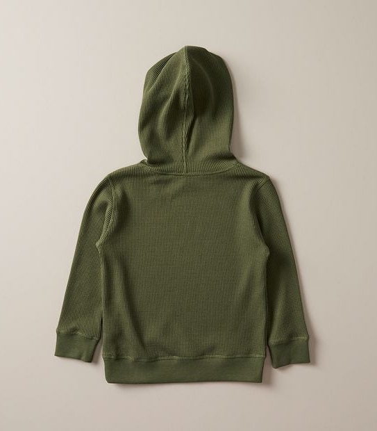 Hooded Waffle Top