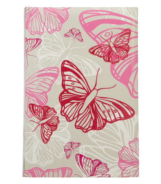 300 Capacity Album - Butterflies Pink Design