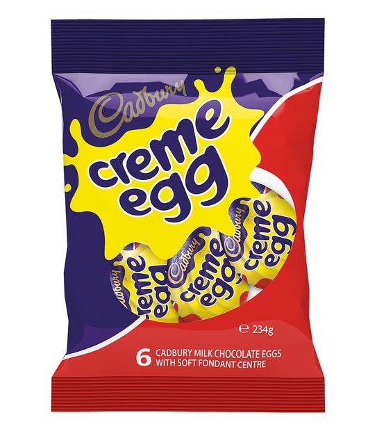 Cadbury Creme Egg 6 Pack Bag 234g