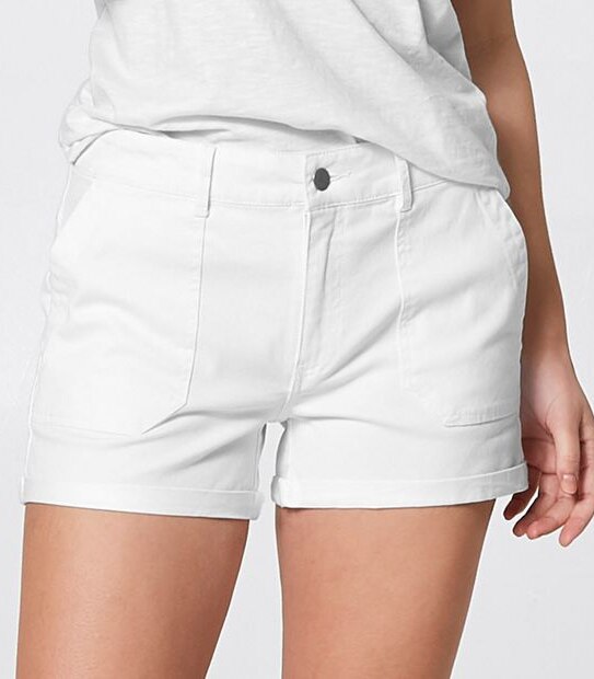 Twill Shorts - White