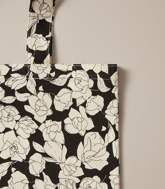 Canvas Shopper Tote Bag